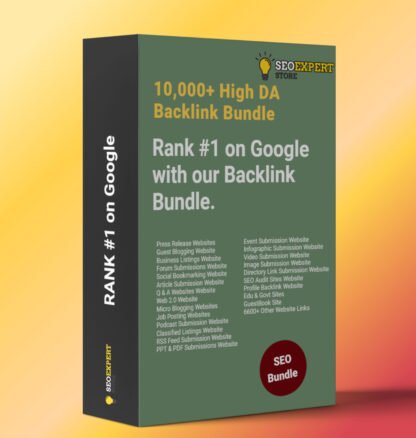 10K High DA PA Backlinks Bundle