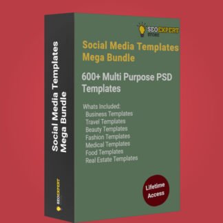600+ Social Media PSD Templates