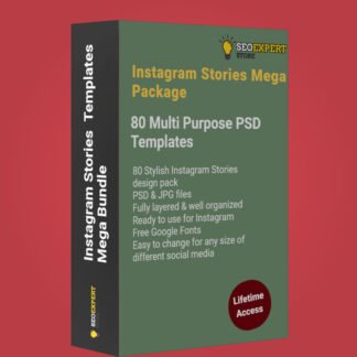 80 Instagram Stories PSD Templates