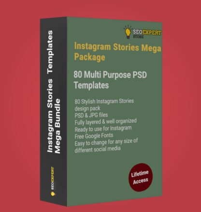 80 Instagram Stories PSD Templates